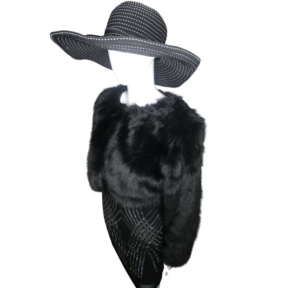 Say What Women's Black Nite Out Caplet Size L - Picture 2 of 12